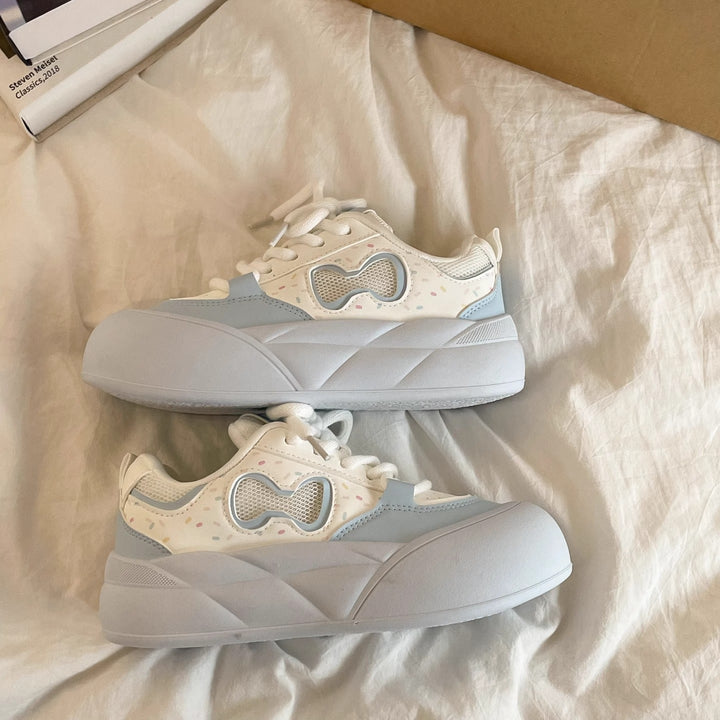Damen Sportliche Sneakers mit atmungsaktiver Mesh-Oberfläche und bequemem Dämpfungssystem Drune