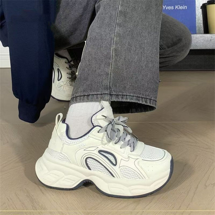 Damen Platform-Sneaker mit atmungsaktivem Mesh und skulptierter Komfortsohle Drune