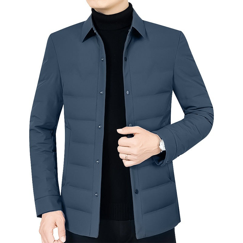 Herren gesteppte Hemdjacke mit leichter Thermofütterung Drune