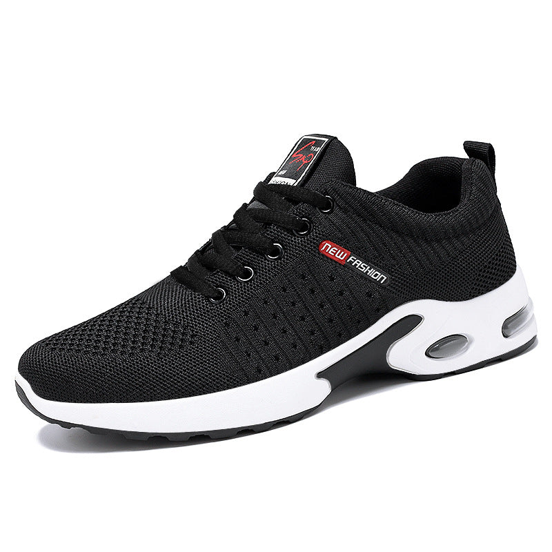 Herren nan leichter Performance-Sneaker mit 3D-Strickoberteil, integrierter Luftkammer-Zwischensohle und rutschfester Trail-Laufsohle Drune