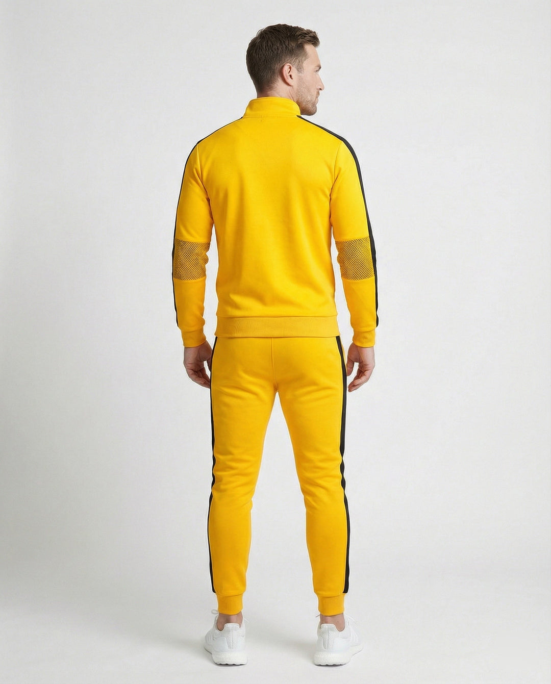 Herren Trainingsanzug Slim Fit mit Stehkragen