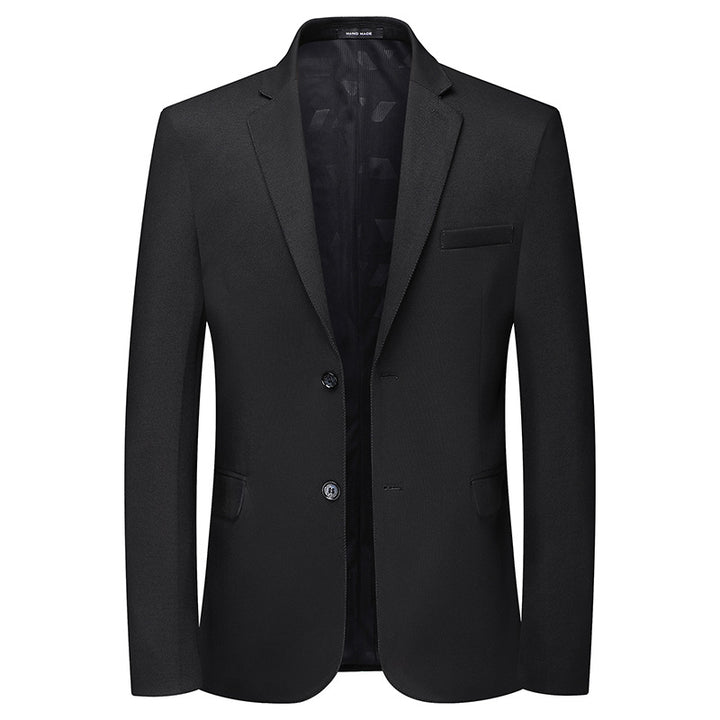 Herren Slim-Fit Einreihiges Sakko mit feiner Struktur Drune