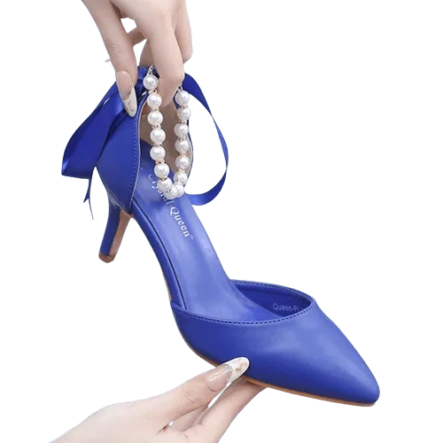Drune | Elegante Schuhe mit Perlen und Schnalle