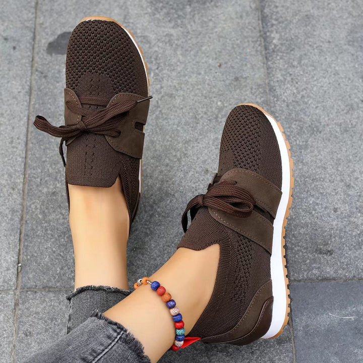 Damen Atmungsaktive Sneaker mit flexiblem Obermaterial und rutschfester Sohle Drune