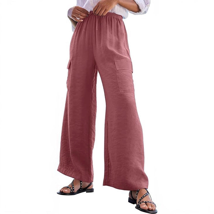Damen Cargo-Hose aus leichtem Jersey Drune