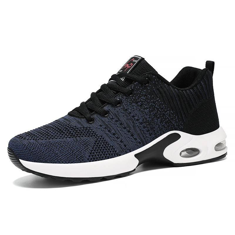 Herren nan atmungsaktive leichte Strick-Sneaker mit Luftkissen und rutschfester Laufsohle Drune
