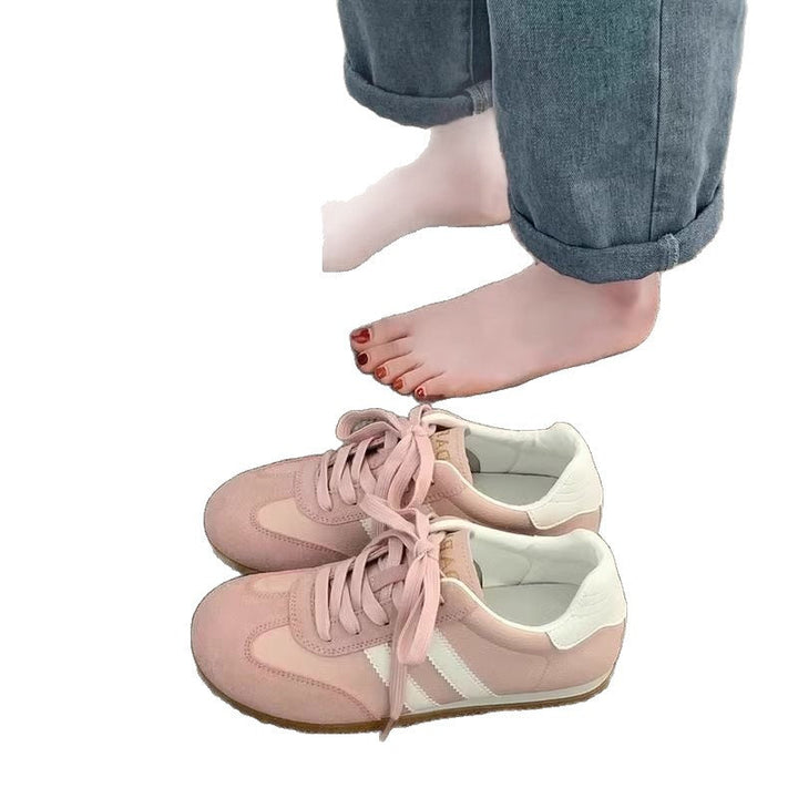 Damen Sportliche Sneakers mit hochwertiger Wildleder-Oberfläche und atmungsaktivem Innenfutter Drune
