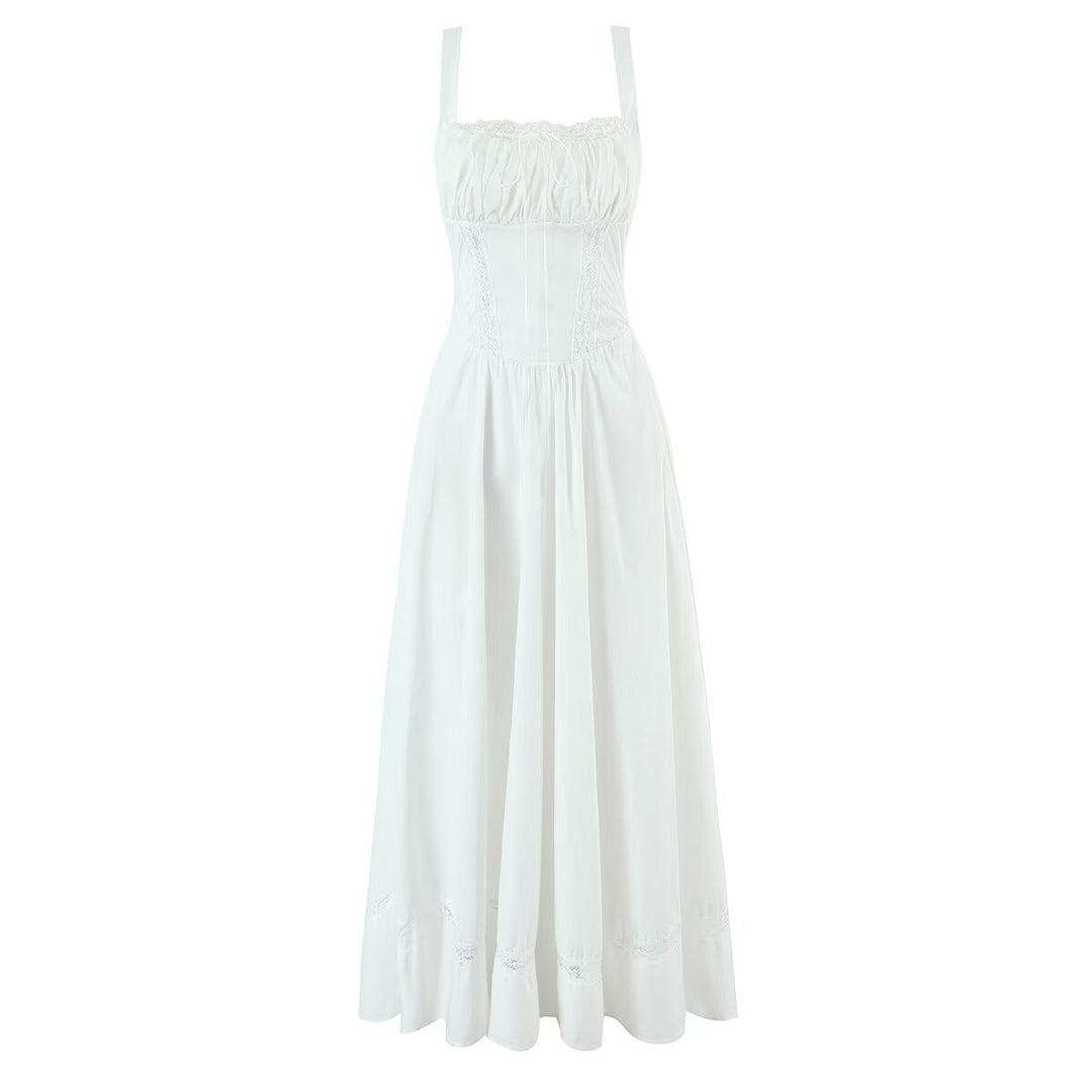 Damen Sommerliches Midi-Kleid mit feinen Spitzendetails Drune