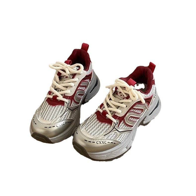 Damen Sportliche Trend-Sneaker mit modischen Akzenten und rutschfester Sohle Drune