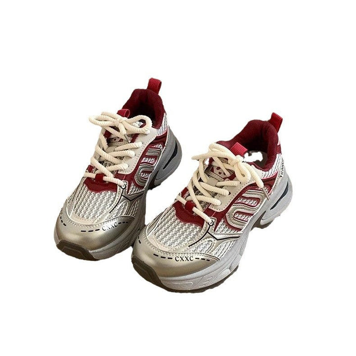 Damen Sportliche Trend-Sneaker mit modischen Akzenten und rutschfester Sohle Drune