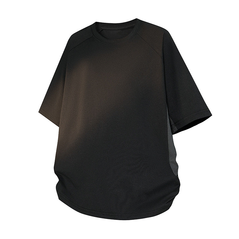 Damen Oversize-T-Shirt mit Raglanärmeln, atmungsaktiven Seiteneinsätzen und Rundhalsausschnitt Drune
