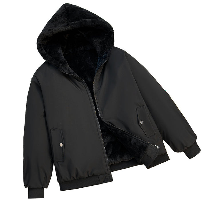 Damen Fleecegefütterte Kapuzenjacke mit Wendeoption Drune