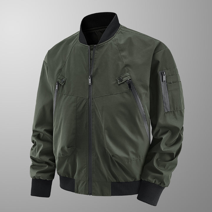 Herren Modische Bomberjacke mit praktischen Taschen