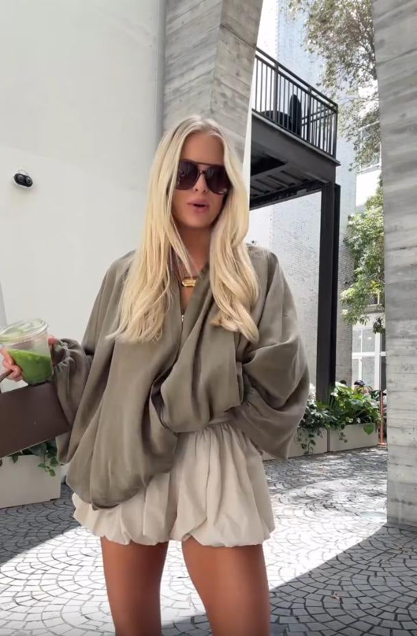 Damen lässiger Oversized Pullover Drune
