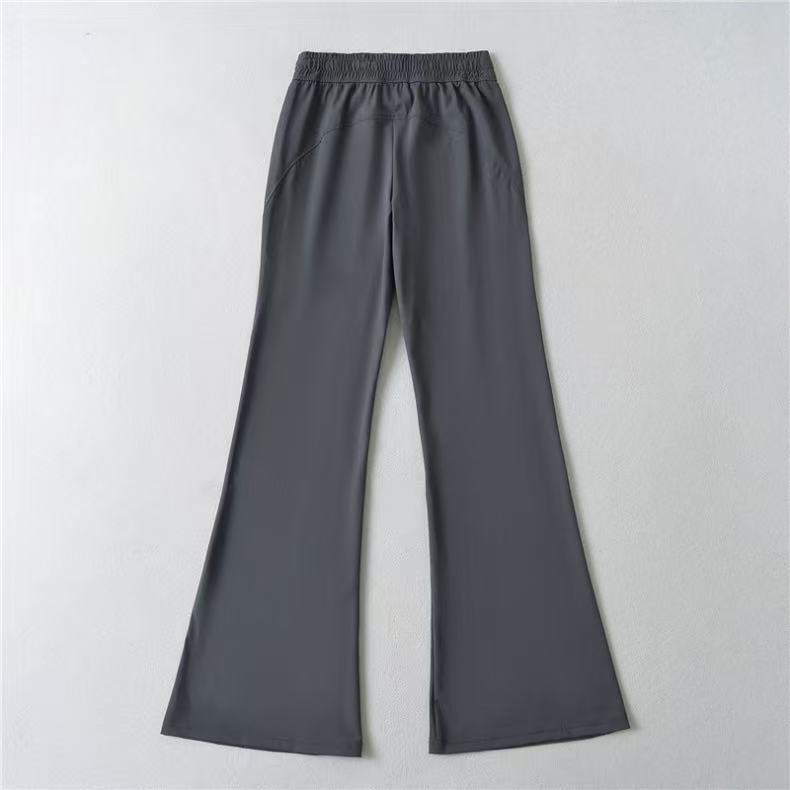 Damen Sportliche Flared-Hose mit elastischem Bund und praktischen Taschen Drune
