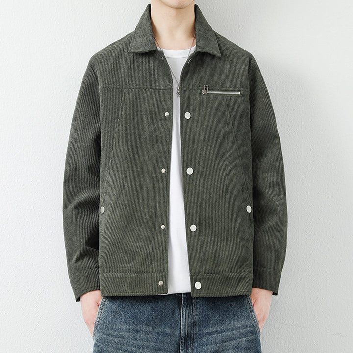 Herren Modische Cordjacke Drune