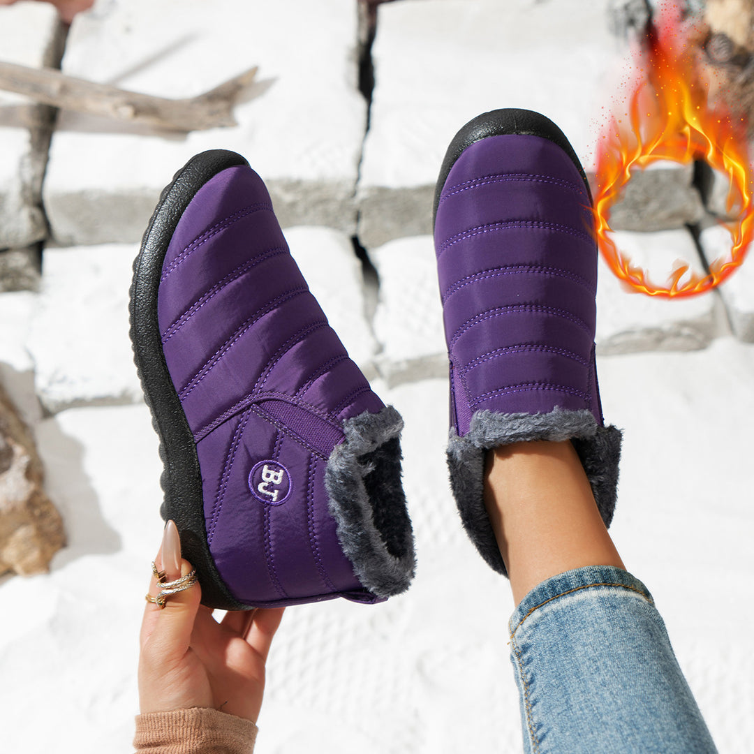 Damen Komfortable Winterboots mit kuscheligem Futter und rutschfester Sohle Drune