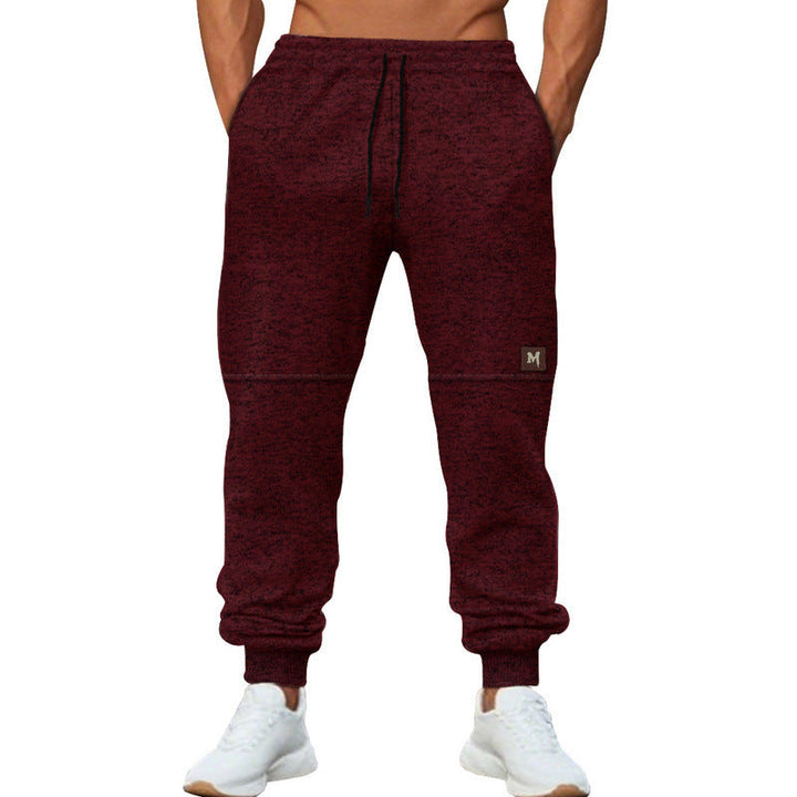 Herren moderne Jogginghose mit elastischem Bund und seitlichen Taschen Drune