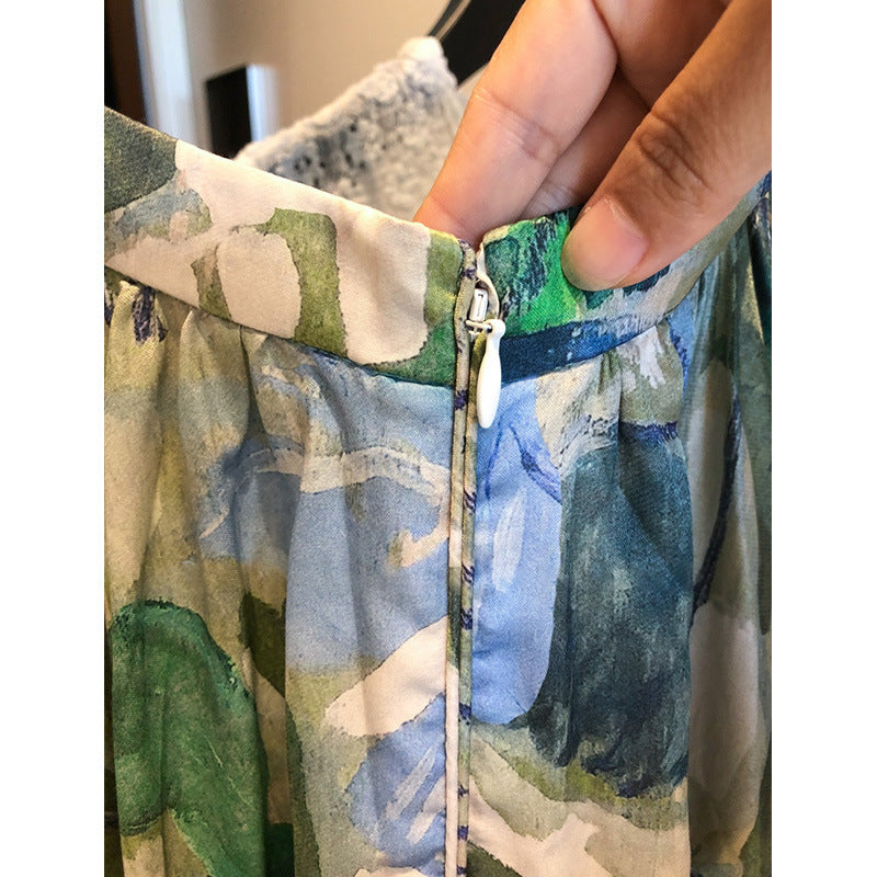 Damen Elegante und luftige Blusenkombination mit Maxi-Rock Drune