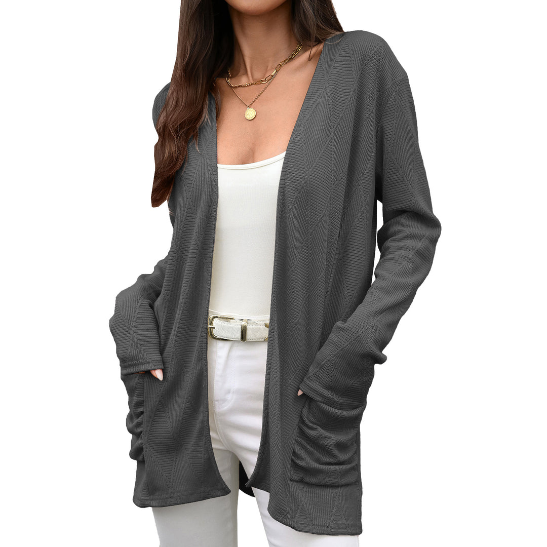 Damen Wickeljacke mit strukturierter Oberfläche Drune