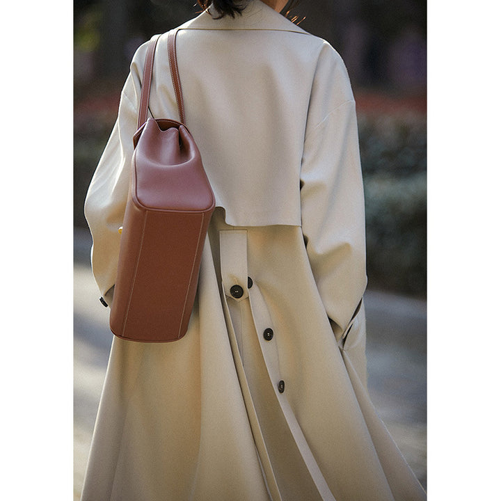 Damen Elegant geschnittener Trenchcoat Drune