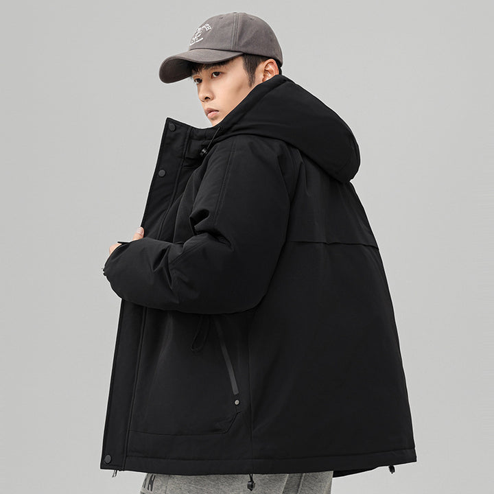 Herren Technische Winterjacke mit verstellbarem Kapuzenkragen Drune