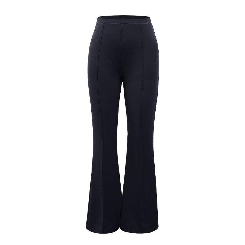 Damen Hochtaillierte Flared-Hosen Drune