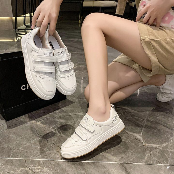 Damen Klettverschluss Freizeit Sneaker Drune