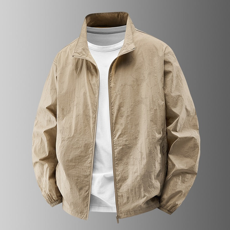 Herren Leichte Winddichte Übergangsjacke Drune