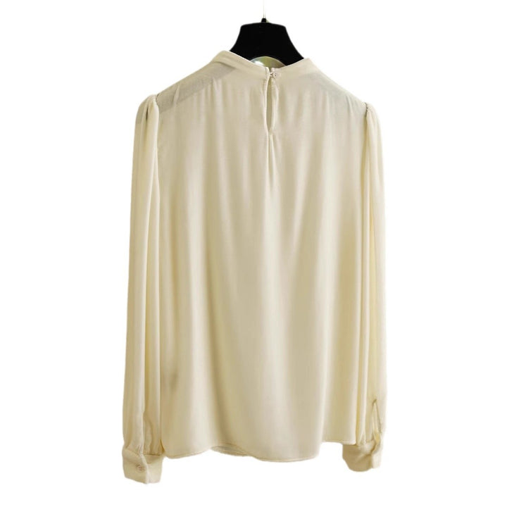 Damen Elegante Bluse mit Rüschen-Detail Drune