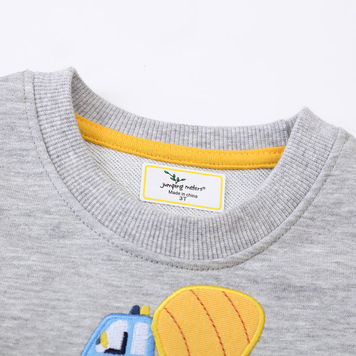 Jungen Sweatshirt mit aufregendem Baustellenmotiven Drune