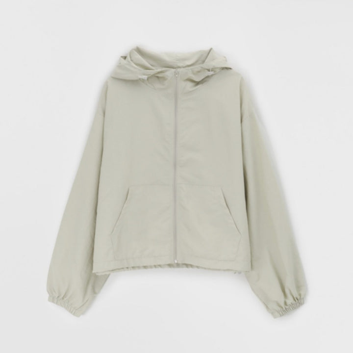 Damen winddichte Jacke mit Kapuze Drune