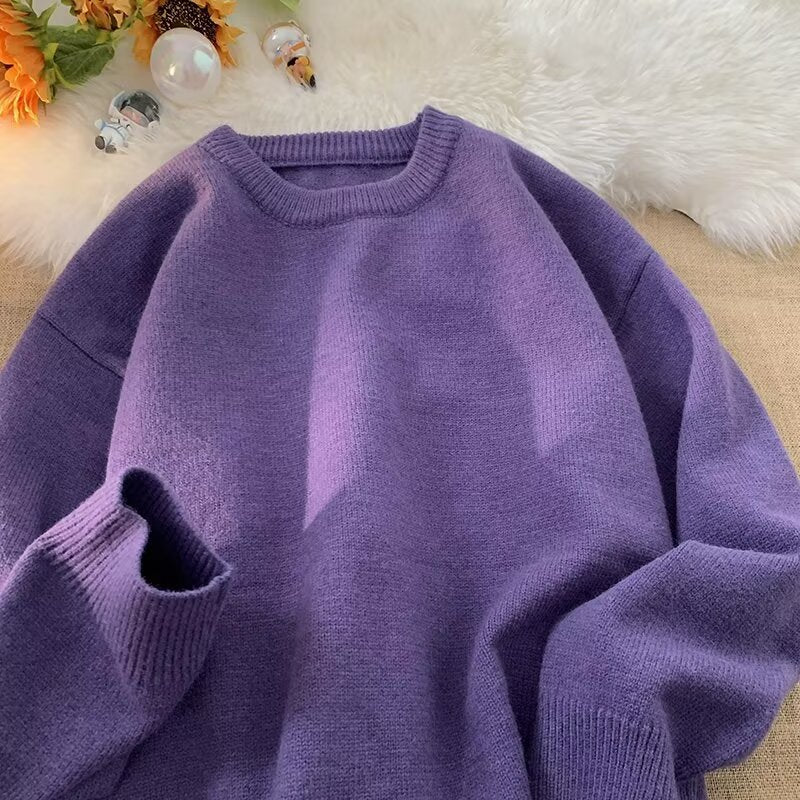 Damen Bequemer Oversize-Pullover Drune