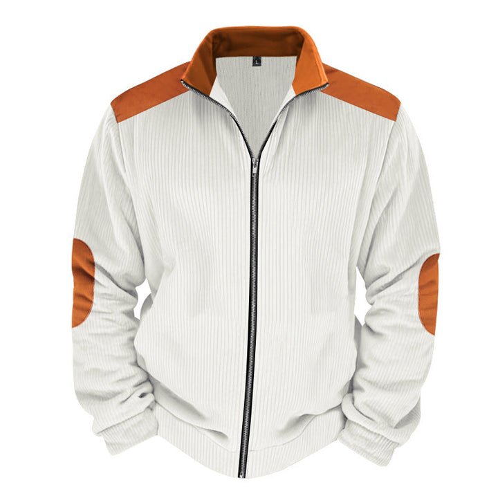 Drune | Steppjacke - Reguläre Passform - Reißverschluss vorne - Ripptextur - Kontrastdetails
