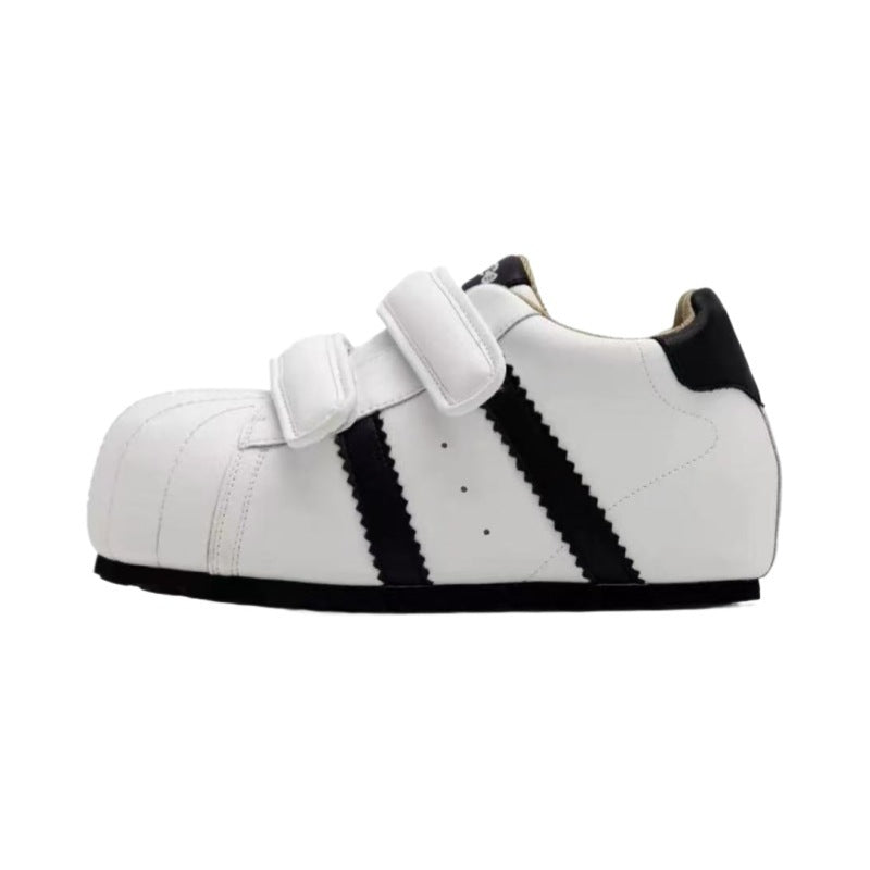 Damen Bequeme Sneakers mit doppeltem Klettverschluss und sportlichem Design Drune