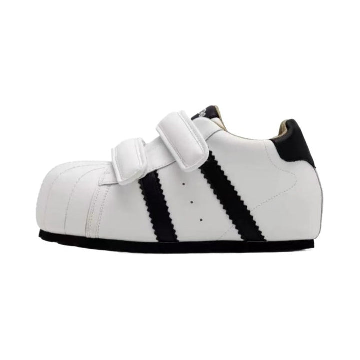 Damen Bequeme Sneakers mit doppeltem Klettverschluss und sportlichem Design Drune