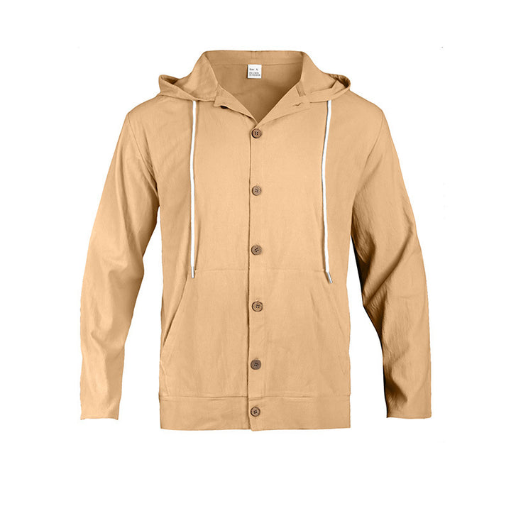Herren Leichte Kapuzenjacke mit praktischen Taschen Drune