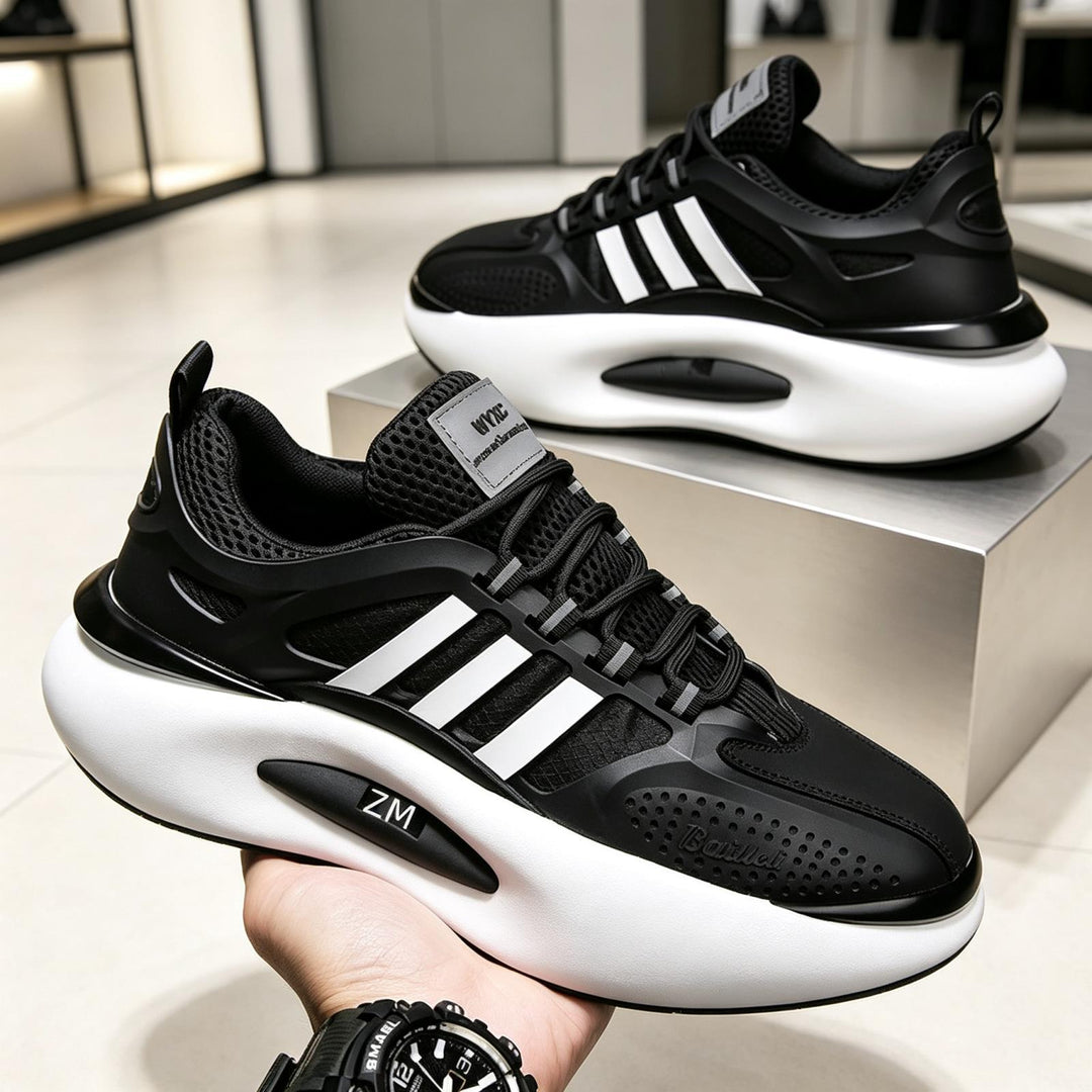 Herren Sportliche Sneakers mit atmungsaktivem Mesh und Dämpfung Drune