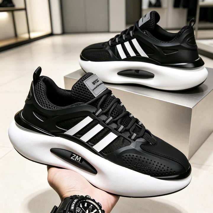 Herren Sportliche Sneakers mit atmungsaktivem Mesh und Dämpfung Drune