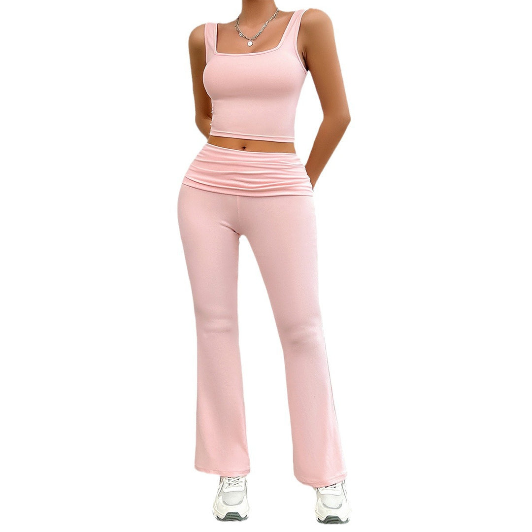 Damen Sportliches Zweiteiliges Set Drune