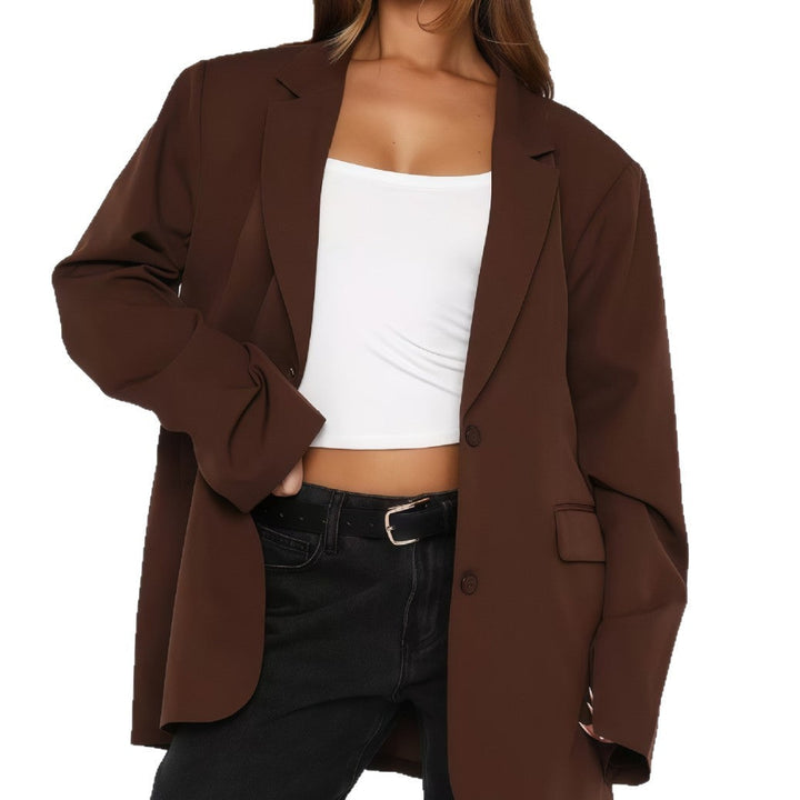 Damen Oversized Blazer im minimalistischen Stil Drune