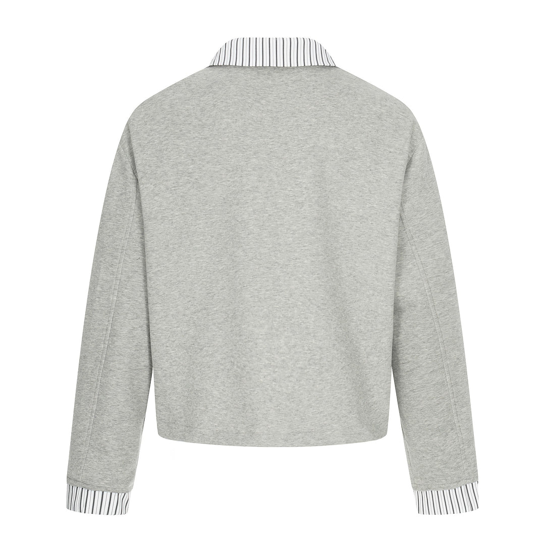 Herren Kurzblouson mit doppelreihiger Knopfleiste und Hemdkragen‑Optik Drune