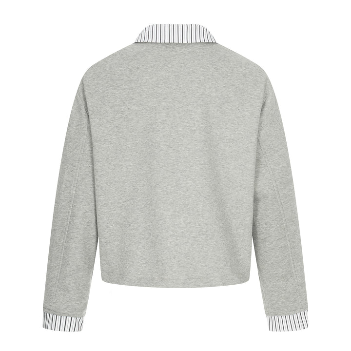 Herren Kurzblouson mit doppelreihiger Knopfleiste und Hemdkragen‑Optik Drune