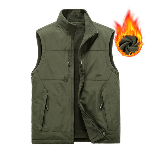 Herren Wende-Weste mit Fleece-Futter Drune