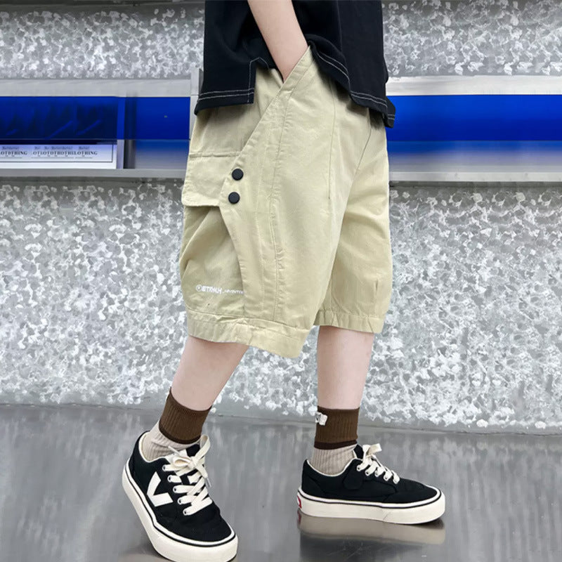 Unisex lässige Cargo-Shorts mit praktischen Taschen Drune