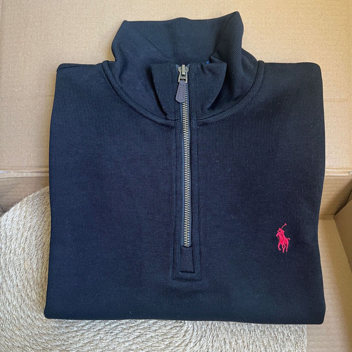 Damen Sportlicher Pullover mit Stehkragen Drune