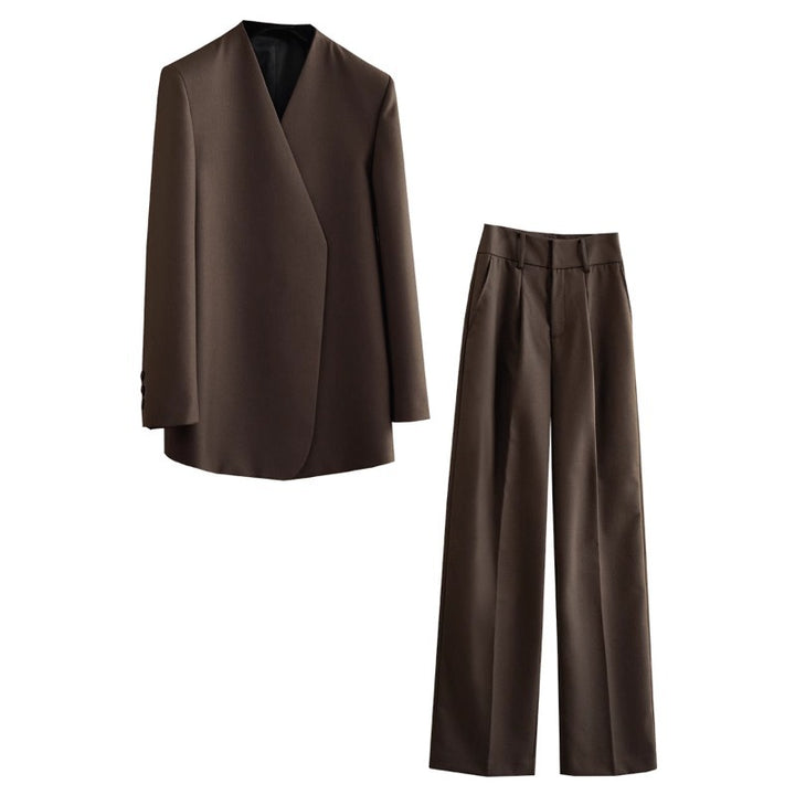 Damen Modisches und elegantes Blazer-Set Drune