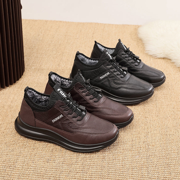 Damen Sportliche Sneakers mit kuscheligem Innenfutter und rutschfester Sohle Drune