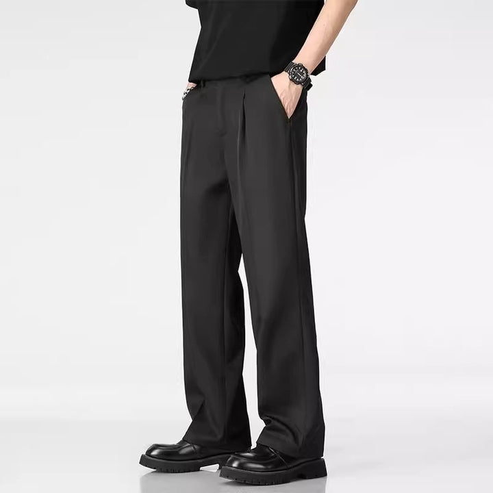 Herren Elegante und Bequeme Stoffhose