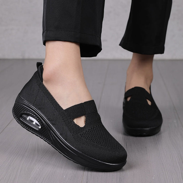 Damen Bequeme Luftige Slip-On Schuhe Drune